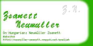 zsanett neumuller business card